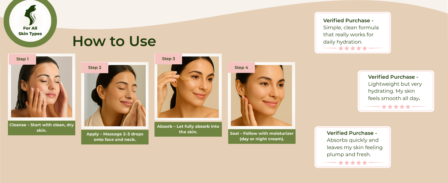 Cleanse – Start with clean, dry skin.